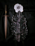  Écaille de Balerion noire sculptée et peinte à la main