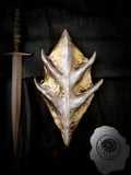 Écaille de Viserion sculptée et peinte à la main