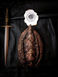 Écaille de Vermithor bronze sculptée et peinte à la main